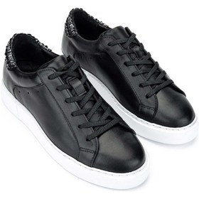 Resim Tamer Tanca Kadın Hakiki Deri Siyah/beyaz Sneakers & Spor Ayakkabı 1056 He1065 Bn Ayk Sk24-25 Sıyah Dr/beyaz Siyah - Beyaz 
