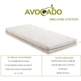 Resim Avocado 40 x 90 Oyun Parkı Yatağı 40*90 Sepet Beşik Yatağı 