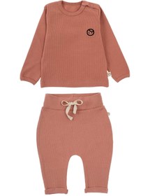 Resim Kaşkorse Takım Bebek Pembe Organik Pamuk - Pembe / 12-18 Ay 