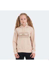 Resim Slazenger LAYO Çocuk Kapüşonlu Camel Sweatshirt 