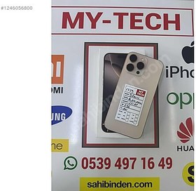 Resim Apple iPhone 16 Pro Max İkinci El YD | 256 GB | Çöl Titanyum 