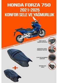 Resim Honda Forza 750 2021 - 2025 Konfor Sele Ve Yağmurluk Kılıf 