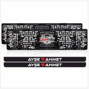 Resim Appcity Sevililere Özel Isimli Takmatik Pleksi Plakalık (2 Adet) 415063257 