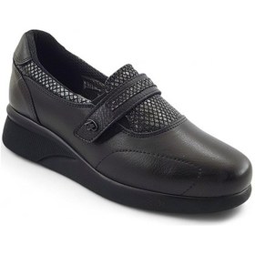 Resim King Paolo 5150 Kadın Anatomik Günlük Ayakabı-siyah Siyah 