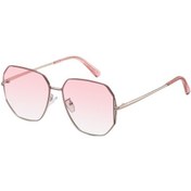 Resim Joyhub Retro Paslanmaz Çelik Büyük Çerçeve Güneş Gözlüğü Kadın Moda Metal Gözlük Zz6ze6 Şeffaf 