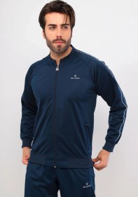 Resim Erkek Kolej Yaka Rashell Eşofman Takım Lacivert 