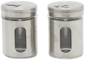 Resim hyd Metal Tuzluk Biberlik Baharatlık (2 Adet) 