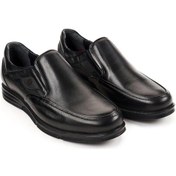 Resim Forelli 69017 Ortopedik Hafif Deri Erkek Ayakkabı Siyah 