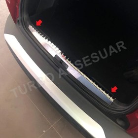 Resim Ehiltek Peugeot 2008 Bagaj Iç Eşiği - Krom Taşlı | (2020+) 