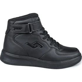 Resim Jump 16308 Yüksek Bilekli Siyah Kadın Sneaker Günlük Spor Ayakkabı 