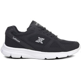 Resim LUTTOON 251 Siyah Beyaz 40-44 Anorak Erkek Spor 