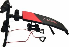 Resim Leyaton Sit-Up Bench Eğilimli Mekik Aleti Mekik 