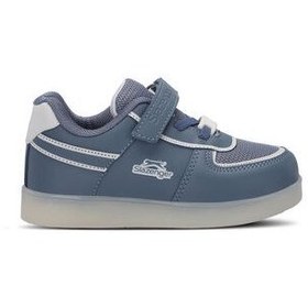 Resim Slazenger PERLE Unisex Çocuk Cırt Cırtlı Mavi Sneaker 