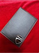 Resim ATTA PAZARLAMA Kabartmalı Pleksi Siyah Deri Ducati Markalı Ruhsatlık, Ruhsat Kılıfı, Ruhsat Cüzdanı, Ruhsat Kabı 