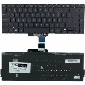 Resim Asus İle Uyumlu Vivobook S510uq, S510ur Notebook Klavye Işıklı Siyah Tr 