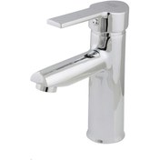 Resim Kupp Musluk Aç-Kapa Lavabo Bataryası Pirinç Krom 