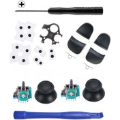 Resim Pop Konsol Ps5 Versiyon 2 Analog Motor Topuz Iç Lastik Tetik Seti Tornavida Ayırıcı Set Ps5 Kol Tamiri 