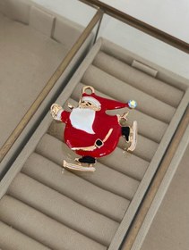 Resim Neşeli Noel Baba Detaylı Şirin Broş 
