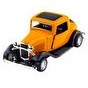 Resim Die Cast 1:32 Retro Hot Rod Çek Bırak Araba Hardal 