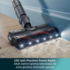 Resim Philips 6000 Serisi Kablosuz Dikey Süpürge, Powercyclone 11 (XC6552/01) ve Philips Orijinal Yedek Filtre - Kablosuz Süpürge 6000, 7000 ve 8000 Serisi ile Uyumlu (XV1681/01) 