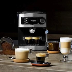 Resim Storemax Cumbia Power Espresso 20 Barista Aromax Espresso Makinesi, 2900W, 2 Isıtma Sistemi, 20 Bar Basınç Pompası,, Çift Çıkışlı Filtre Tutucu ve 2 Filtre (Basic) 