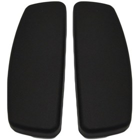 Resim Suntek 2 Parça Ofis Koltuğu Yedek Kol Dayama Pedleri Kapaklar Siyah 