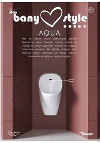 Resim Turkuaz Seramik Cerastyle Aqua Fotoselli Pisuar 