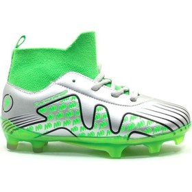 Resim Cool Pele Çoraplı Çocuk Krampon Ayakkabısı Gümüş 