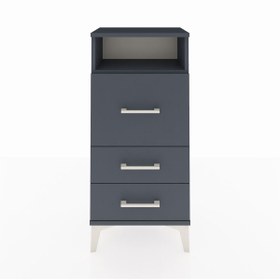 Resim Arges Komodin Tek Raflı 3 Çekmeceli 44x30x96 - Aytaşı / Aytaşı 