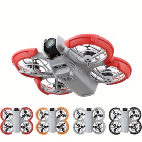 Resim DJI Neo Drone Pervane Koruyucusu, Çarpışma Önleyici Koruyucu Kapak, Darbeye Dayanıklı Halka, TPR Malzeme, Karma Kabuk, Fotoğraf Aksesuarları 