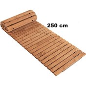 Resim İahşap 250x50 Cm Ahşap Yürüyüş Yolu Veranda Yolu Yürüme Yolu Bahç 