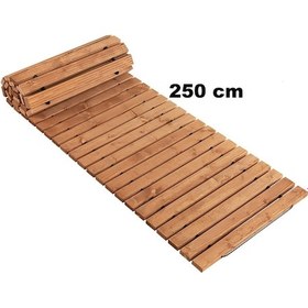 Resim İahşap 250x50 Cm Ahşap Yürüyüş Yolu Veranda Yolu Yürüme Yolu Bahç 