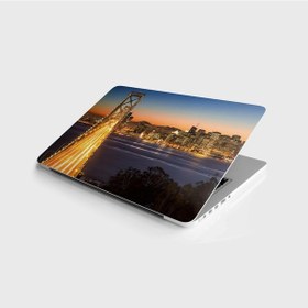 Resim Laptop Sticker Bilgisayar Notebook Pc Kaplama Etiketi Köprü Akşam 