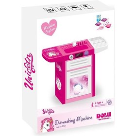 Resim 2541 Unicorn Sesli Pembe Lavabolu Bulaşık Makinesi Üretilmiyor 