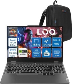 Resim Lenovo Loq 15ARP9 Amd Ryzen 5 7235HS 16GB Ddr5 512GB SSD Freedos RTX4050 6gb 105W 15.6" Fhd (1920X1080) IPS 300NITS 144Hz Gaming Laptop 83JC00H4TRF02 + Zetta Çanta 