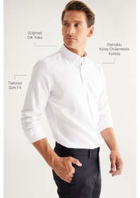 Resim Ac&Co / Altınyıldız Classics Erkek Gömlek (465122575) Beyaz 