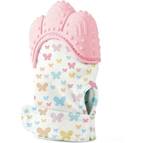 Resim BabyJem Diş Kaşıyıcı Eldiven - Pembe - Pembe / Standart 
