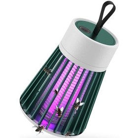 Resim Büro Ev Ofis Yazlık İçin Şarjlı Uv Işıklı İç Dış Mekan Haşere Sivrisinek Sinek Kovucu Gece Lambası 