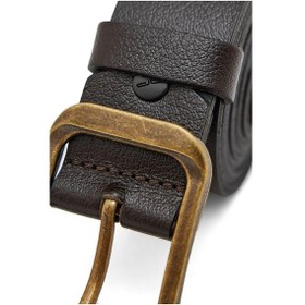 Resim Erkek Kahverengi Deri Kemer 112535 001 