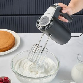 Resim Homend Artfood El Mikseri 350 Watt Güçlü Performanslı Siyah Renkli 2 Kademeli Hız Ayarı 
