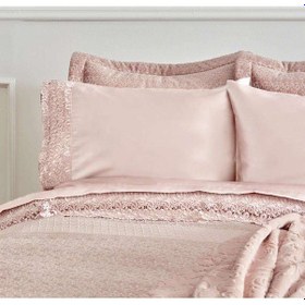 Resim Karaca Home Anita Saten 8 Parça Çeyiz Seti Rose Gold 