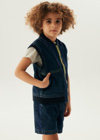 Resim Nebbati Bg Store Erkek Çocuk Denim Yelek 