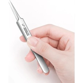 Resim Jewval Ultra-Ince No. 5 Siyah Nokta Cımbızı 0.1mm Profesyonel Cımbız Alman Çelik 