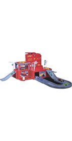 Resim Brother Toys Oyuncak Büyük Boy Şimşek Mcqueen Otopark Garaj Seti 5 Adet Metal Araba Hediyeli 50 Cm. 