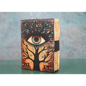 Resim Göz Tasarımlı Deri Defter 
