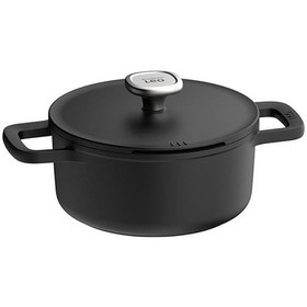 Resim English Home Berghoff Leo Phantom Yapışmaz Kapaklı Güveç 20 Cm - Grafit 