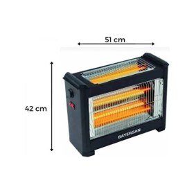Resim MiraLive Şömine Tipi Isıtıcı Soba 1800W 