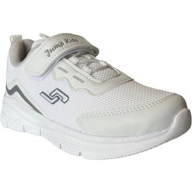 Resim JUMP 28102 White Çocuk Yürüyüş Koşu Comfort Taban Ayakkabı 26-35 Beyaz 