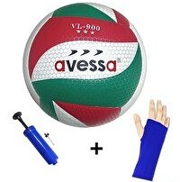 Resim Avessa VL-900-103 Yumuşak Yapıştırma Voleybol Topu Pompa ve Kolluk Seti 