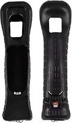 Resim NCONCO Motion Plus Motion Plus Sensor Adapter,External Remote Motion Plus Sensor Accessory,Silicone Case for Nintendo Wii Remote Control (Black) 